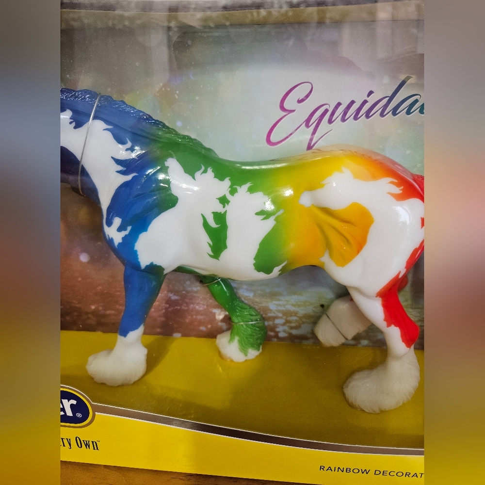 Rainbow Decorator Breyer Horse - Picture 3 of 6